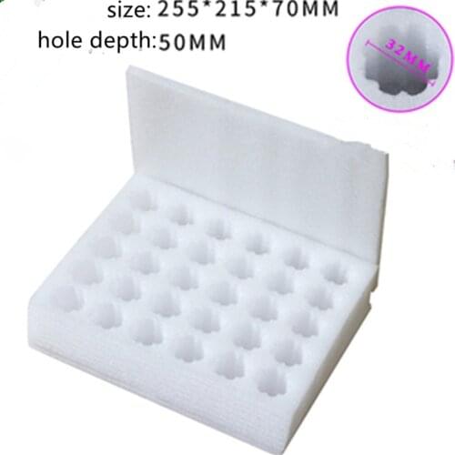 EPE Foam 30 Hole Pigeon Eggs Packaging Materials Packing Pallet Buffer Egg Transport Storage Box Holder Tray