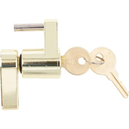 Gold Plated Universal Trailer Hitch Coupler Lock Key Fastener 1/4