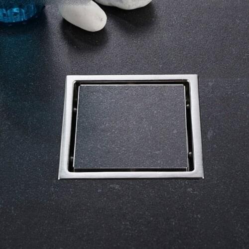 11cm/15cm Tile Insert Square Floor Waste Grates Bathroom Shower Drain Floor DrainFltro Ducha Drain Hair Invisible