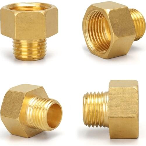 Threaded pipe fittings 1/8 1/4 3/8 male to female threaded brass pipe fittings threaded reducer pipe fittings threaded joints