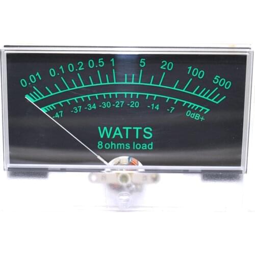 SD-H-10050 Panel Meters Sound Measuring Instrument VU (500uA/650Ω) DC 500uA Audio Equipment Use