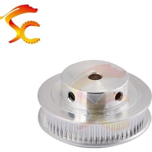 10PCS/LOT 3D printer pulley GT2 60teeth bore 5mm 8mm 10mm 12mm 2GT 60 teeth timing pulley fit for GT2 belt width 6mm