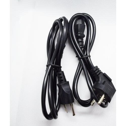 1pcs 3 Prong US and EU Plug AC Power Cord Cable for Tattoo Power Supply Laptop PC Adapter Supply Power Cords