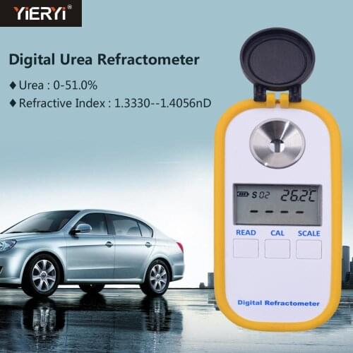 Yieryi DR602 Digital Refractometer Vehicle Urea Concentration Meter Urea 0~51% Refractive Index 1.3330~1.4056nD