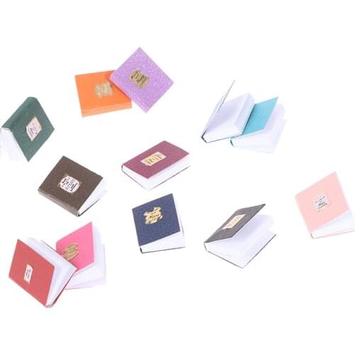1/12 Miniature Book For Doll Miniature Scene Model Dollhouse Accessories For Doll Birthday Gifts Accessories