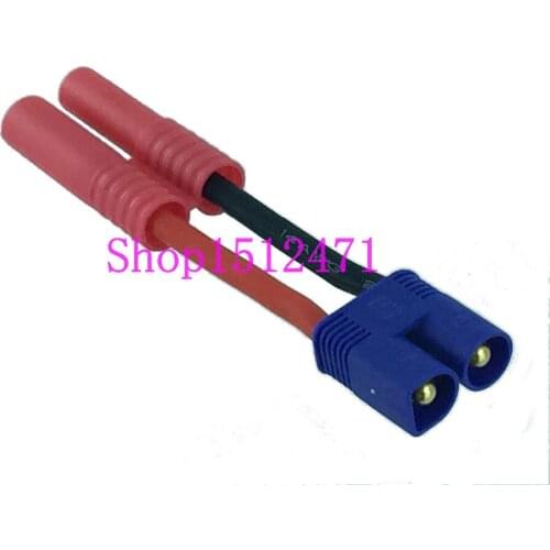 1pce EC3 Male Plug to HXT 4mm female Connector Adapter 14awg fr RC HXT