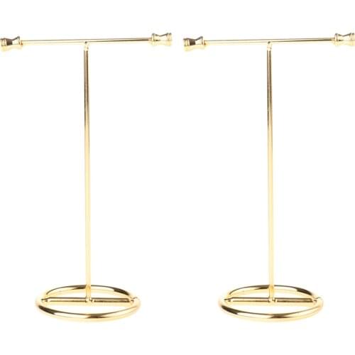 2pc Exquisite Jewelry Rack Display Holder Stands For Necklace Earrings Rings
