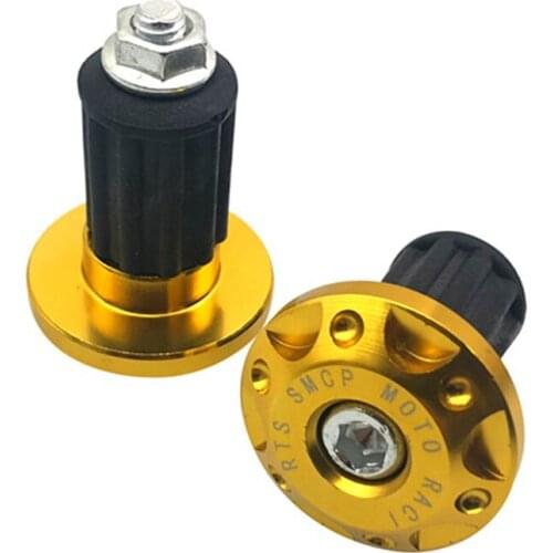 2Pcs Universal Motorcycle Aluminum Handlebar Gear Balanced Plug Slider Handle Bar End Weights Grips Cap