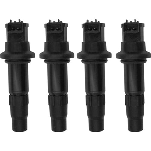 4PCS Ignition Coil F6T568 F6T558 for 2002-2017 Yamaha YZF R1 R6 R6S VMX V Max 5VY-82310-00-00 5VY823100000 KAWASAKI NINJA ZX6R