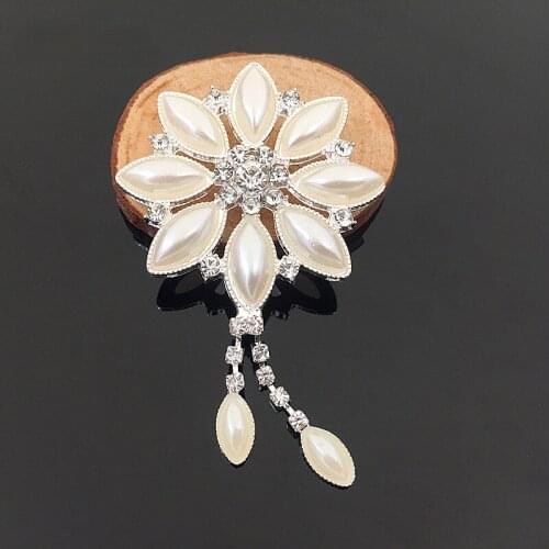 50pcs Pearl Crystal Stone Rhinestone Earring Necklace Decor Wedding Brides Dress Decor Hairpin Headwear Shoes Bag Decoration