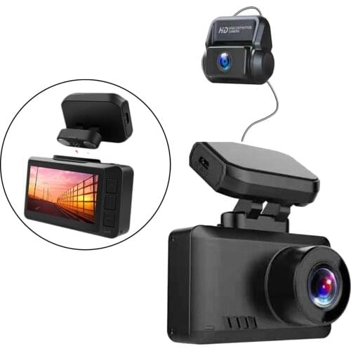 Car Dual Dash Cam 4K+1080P Front Rear Ultra HD WiFi & GPS 2.0inch IPS Dashboard Camera Loop Recording Supports 128GB