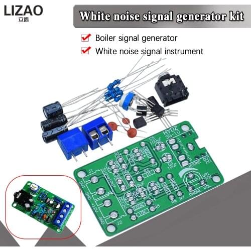 White Noise Signal Generator DIY Kit Electronic Kit 2-Channel Output for Burn-in Test Therapy on Insomnia Noise Generator