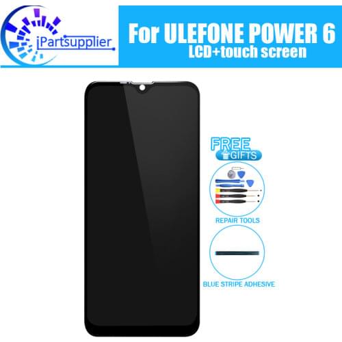 For ULEFONE POWER 6 LCD Display + Touch Screen Digitizer Assembly 100% New Tested LCD Screen+Touch for POWER 6+Tools