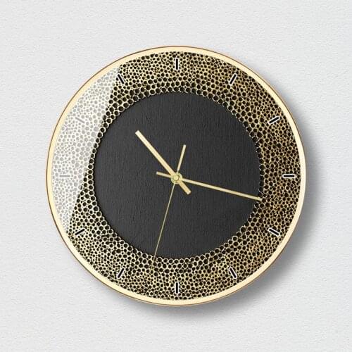 Art Creative Black Gold Wall Clocks Simple Pow Patrol Wall Clock Watch Mechanism Living Room Bedroom Relogio Parede 50ZB040