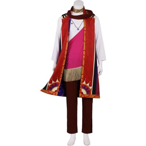 Game The Arcana Asra Cosplay Costume Adult Uniform Top Pants Suit Custom Made L321