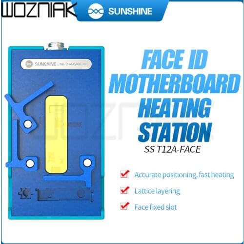 SUNSHINE SS-T12A-FACE Dot Matrix Module Face Cable Fixed For iPhone X-11PROMAX Chips Disassembly Remover Glue Heating Station