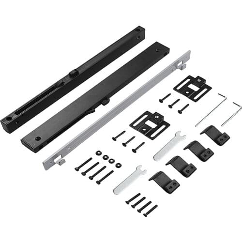 120-320Lbs Door Guide Slide Damper Soft Close Slides Mechanism Furniture Accessory Sliding Rail Barn Wood Door Soft Mechanism