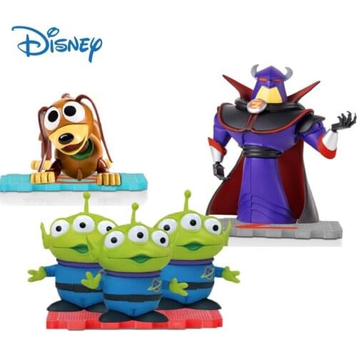 Disney Genuine Toy Story 4 Anime Figures Cute Alien Action Figure Collection Model Toys Ornaments Kawaii Dolls Decor Kids Gifts