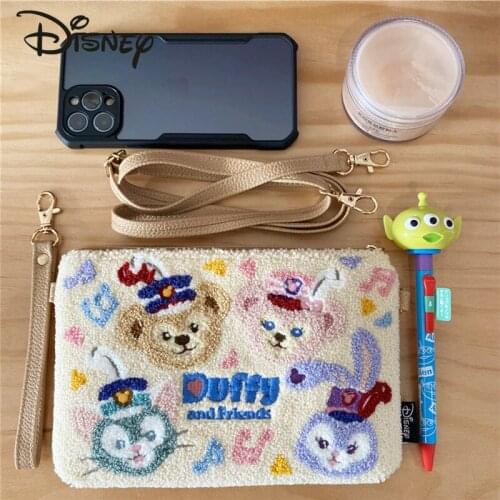 Free Shipping Disney Cute Cartoon Ladies Cosmetic Bag Fashion Casual Embroidery Zipper Ladies One-shoulder Messenger Bag