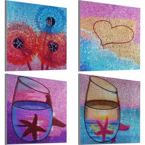 Special Shaped Crystal Diamond Painting DIY landscape 5D Full Drill Cross Stitch Kits Diamond Embroidery Arts Craft Home Gift