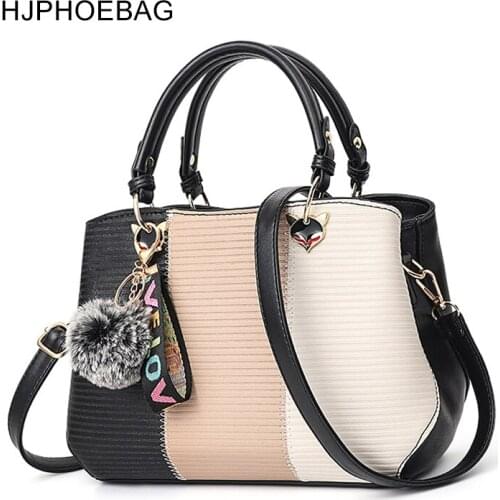HJPHOEBAG Women Hairball Ornaments Totes Handbag Party Purse Ladies Messenger Crossbody Shoulder Bags Women Handbags YC314