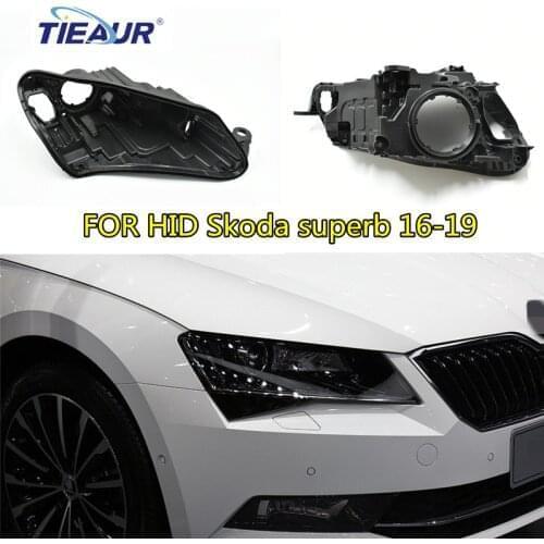 Headlight Rear housing base for HID Skoda Superb 2016-2019 Front backing base Replacement DIY