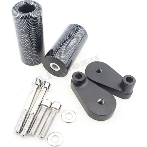 ACZ Motorcycle Carbon Derlin Frame Slider Crash Protector Anti Crash Pad Protection For Yamaha YZF R1 YZFR1 2007-2008