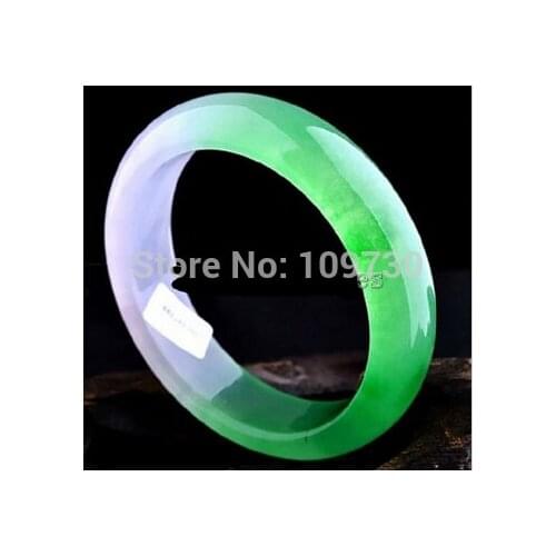 001554 Excellent Ice kinds 100% natural stone green ladys (A0427) bracelet dia. 60mm