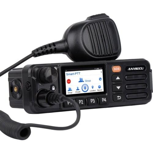 4G-W7Plus Zello radio RealPtt Android car Walkie Talkie 4G LTE Touch Screen With Sim Card Network long range Radio