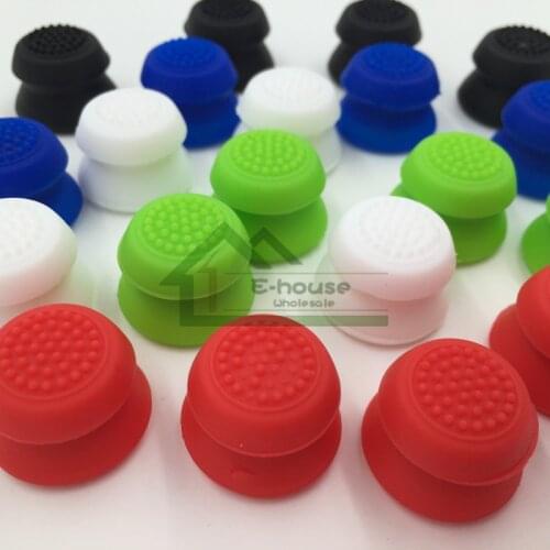 [50PC/ LOT] For PS4/PS3/PS2/XBOX 360/XBOX One Controller Thumbstick Cap Silicone Analog Grip Replacement 1.4cm High