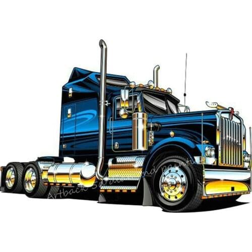 5D diamond painting truck icon cross stitch full square / round rhinestone 3d diy diamond mosaic stick diamond embroidered truck