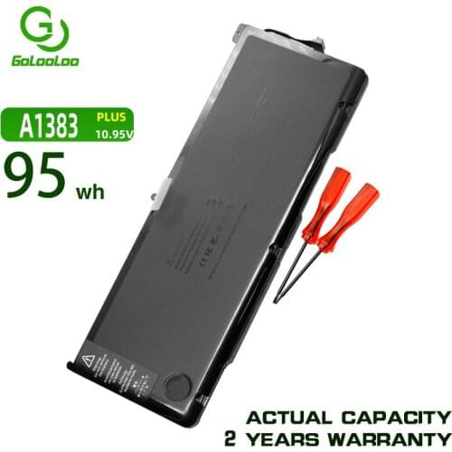 Golooloo 10.95V 95Wh A1383 Laptop Battery For Apple MacBook Pro 17" 2011 A1297 020-7149-A10 MC725LL/A MD311LL/A MB604LL/A