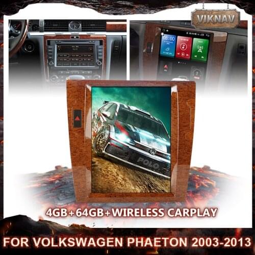 12.1 Inch Android 10.0 Car Radio GPS Navigation For Volkswagen Phaeton 2003-2013 Multimedia Player Radio HD Carplay Stereo