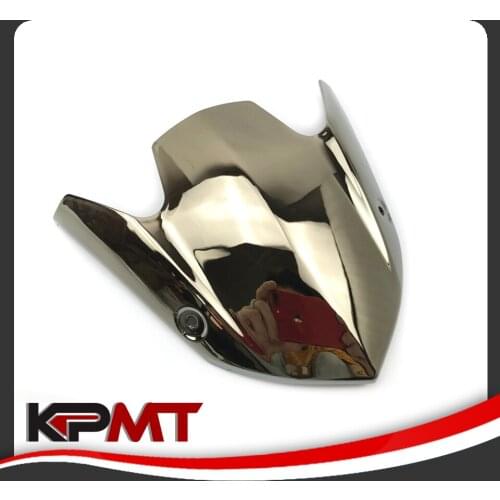 Black Motorcycle bike Windshield WindScreen Z 1000 15 16 17 for Kawasaki Ninja Z1000 2015 2016 2017