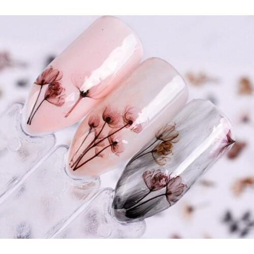 DIY 3D Dandeli Flower Manicure Nail Art Adhesive Stickers Decals Decoration Nail Sticker