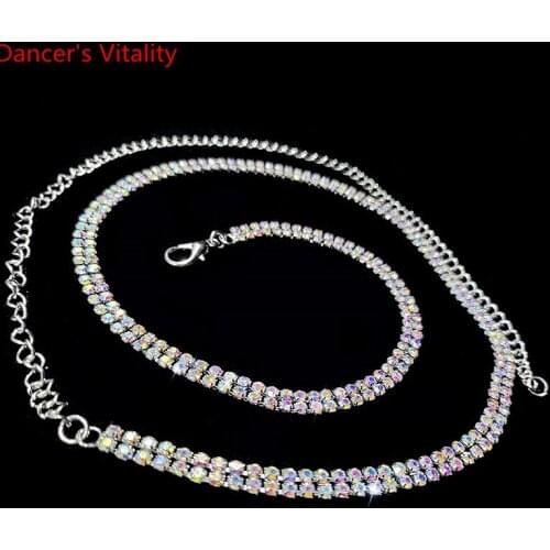 For Women Belly Dance Accessories Alloy + Diamond Waist Belts For Belly Dancing Chain Jewelry Skin Care Products Chain
