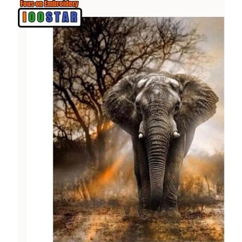 Full Square Drill 5D DIY Diamond Painting "elephant" handmade 3D Embroidery arts Cross Stitch Mosaic Decor gift
