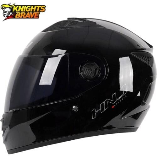 Motorcycle Helmet Full Face Helmet Moto Casco Men Women Riding ABS Material Motocross Helmet Motorbike Racing Capacete Black