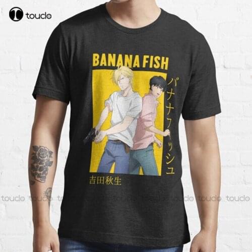 New Banana Fish Ash Lynx Eiji Okumura Card Anime T-Shirt Cool Shirts Cotton Tee Shirt S-5Xl