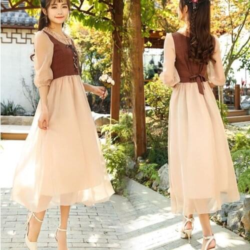 Lolita Dress European America Pastoral Style Girl Palace Costume