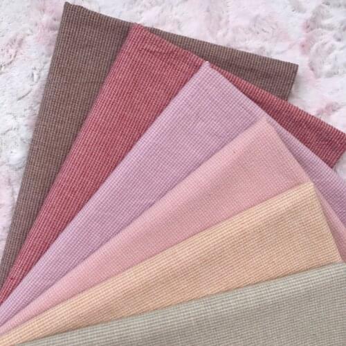 DIY Japan Little Cloth group Yarn-dyed fabric,for sewing Handmade Patchwork Quilting ,Grid stripe dot 50x70cm