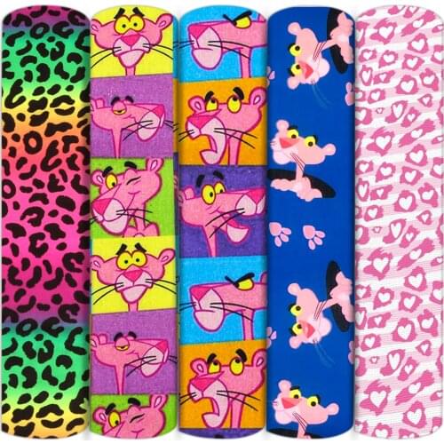 Tiger Leopard Polyester Cotton Fabric PatchworkTissue Sewing Quilting Fabrics Needlework Material DIY Handmade,c15434