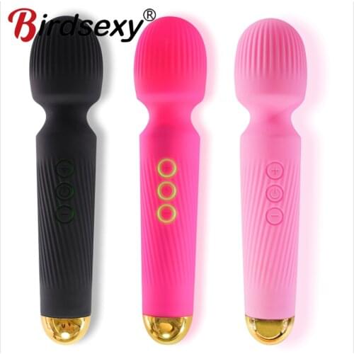 Magic Wand Clit Vibrator Clitoral Stimulator Couple Sex Toys Couple Vibrator Female Sex Tools Multi-Frequency Female Masturbator