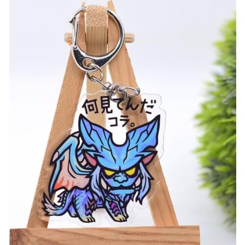WL0859 Chibi Keychain Acrylic Cartoon Keyring Accessories