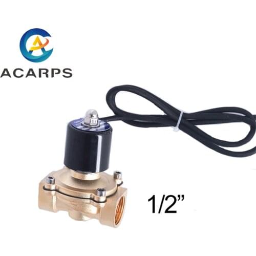 1/2 inch Fountain Solenoid Valve For Underwater Normally Closed Brass