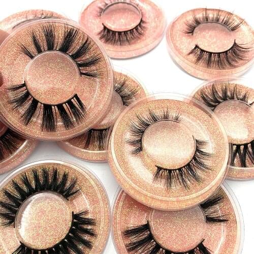 1 Box Segmented Eyelashes Wispy Fluffy False Eyelashes Natural Thick Lashes Handmade Eye Extension Quick Wear Eye Makeup Tools