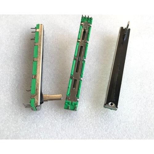 10PCS Potentiometer B10K B20K B50K Original Potentiometer mixer fader B10K 75MM B10KX2 B20K*2 B50K*2