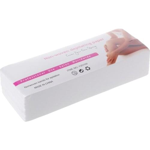 100Pcs/Lot 7x20 Non-woven Wax Band Hair Removal Beauty Health Epilator Wax Paper