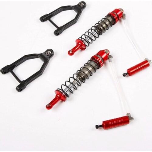 CNC metal high strength 10MM with hydraulic abdominal front shock absorber set fit for 1/5 RC CAR hpi rovan baja 5b SS