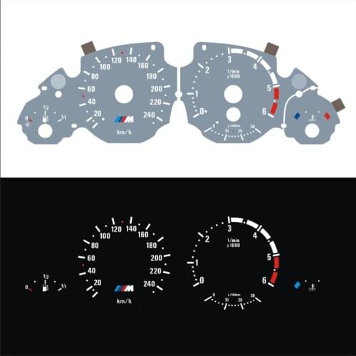 DASH 6000 RPM EL Glow Gauge for E39 E53 Diesel 520d 525d 530d X5 3.0d